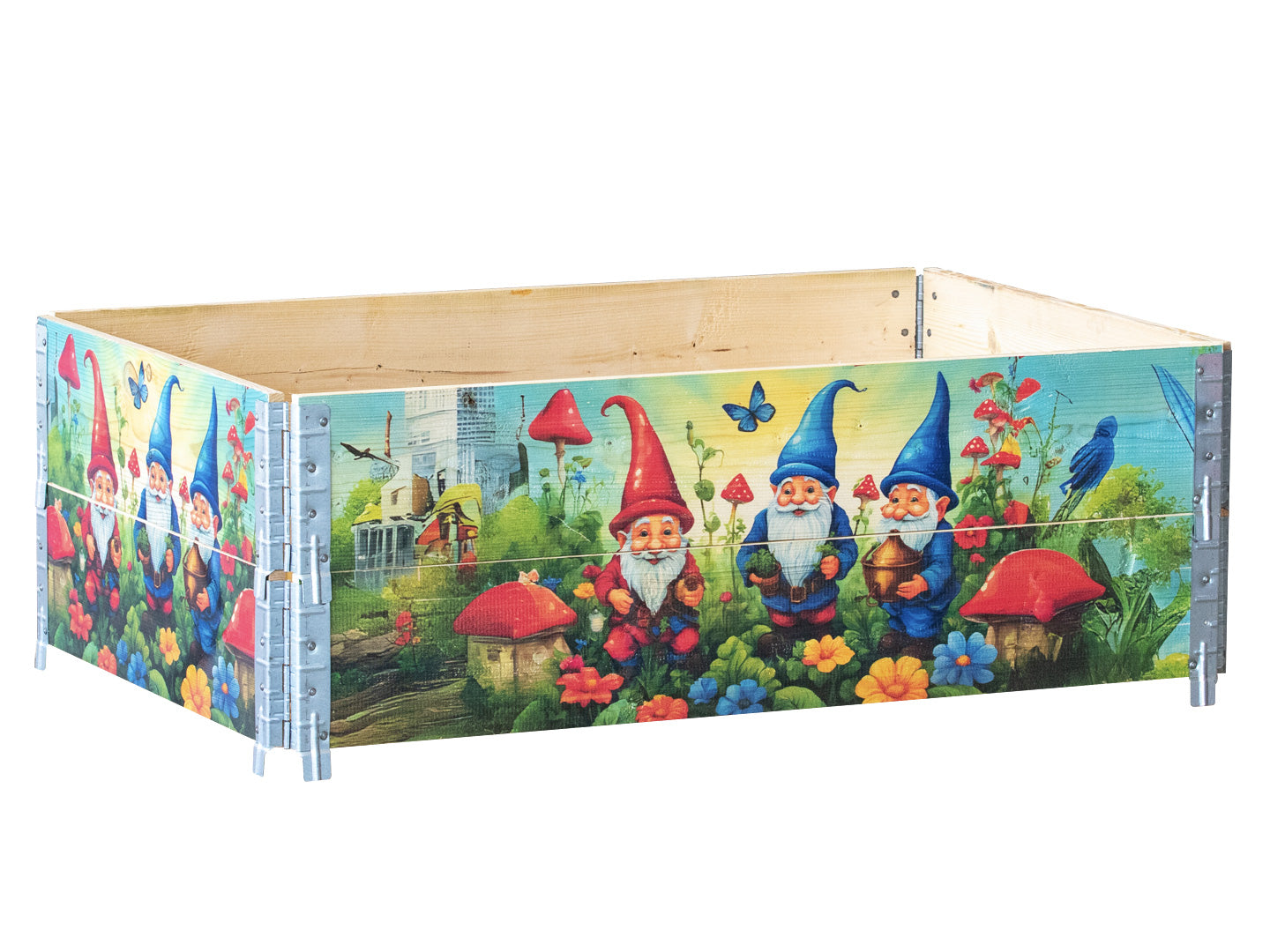 Zestaw 2 sztuk – Nadstawka paletowa z nadrukiem 1200×800 mm, wzór 3 (krasnale)