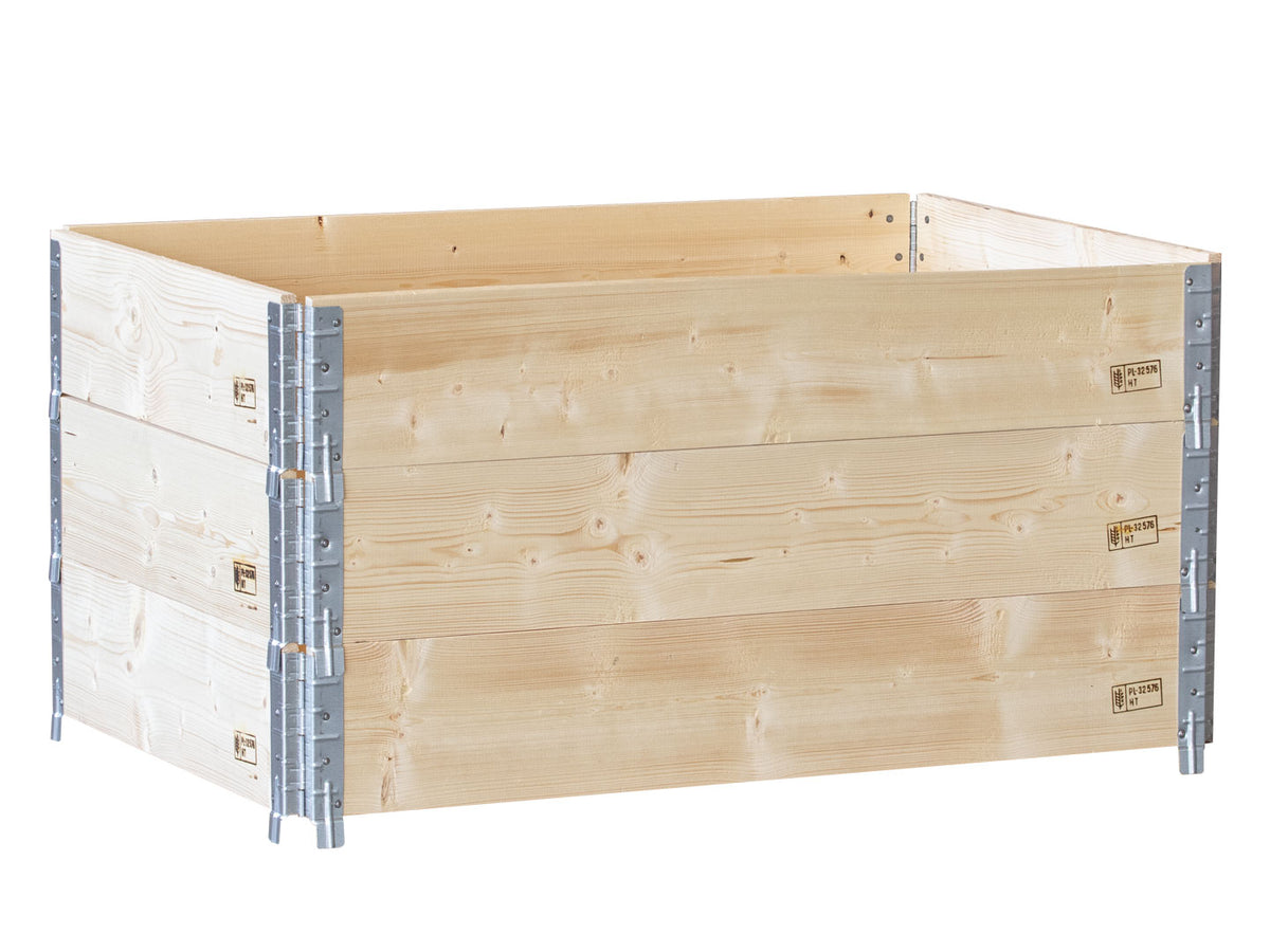 Zestaw 3 sztuk - grządka podwyższona 800x600 naturalna